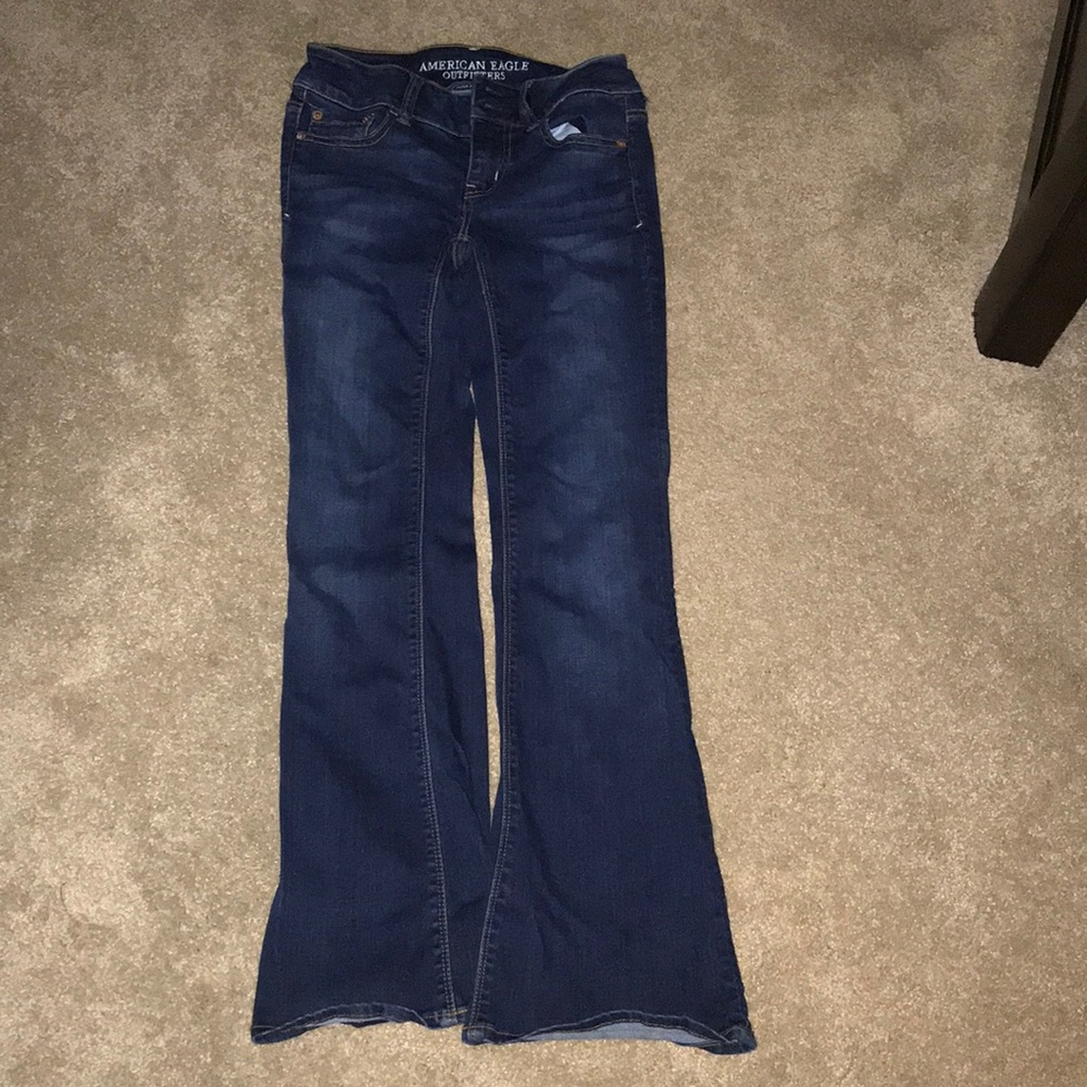 American Eagle Outfitters blue jeans